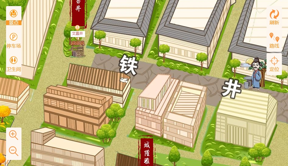 武汉智慧景区：手绘地图与语音导览的完美融合