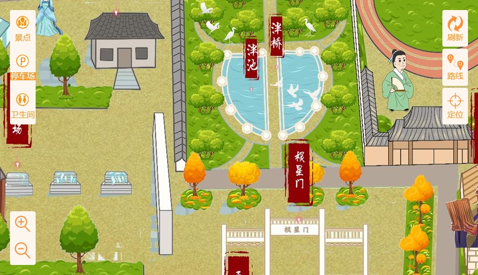 武汉手绘地图景区语音讲解导览系统：智慧景区建设的基石